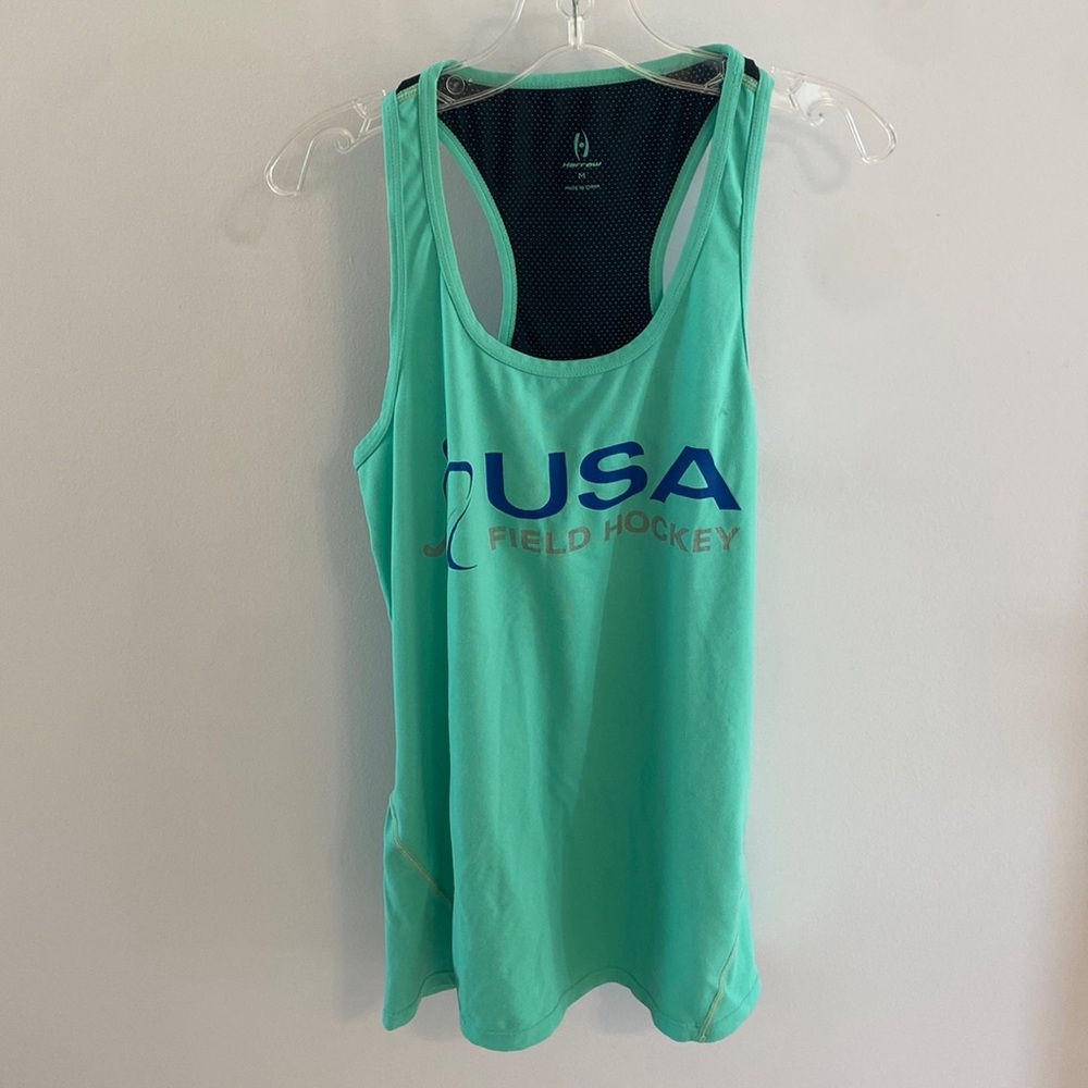 Harrow women's USA field hockey muscle top